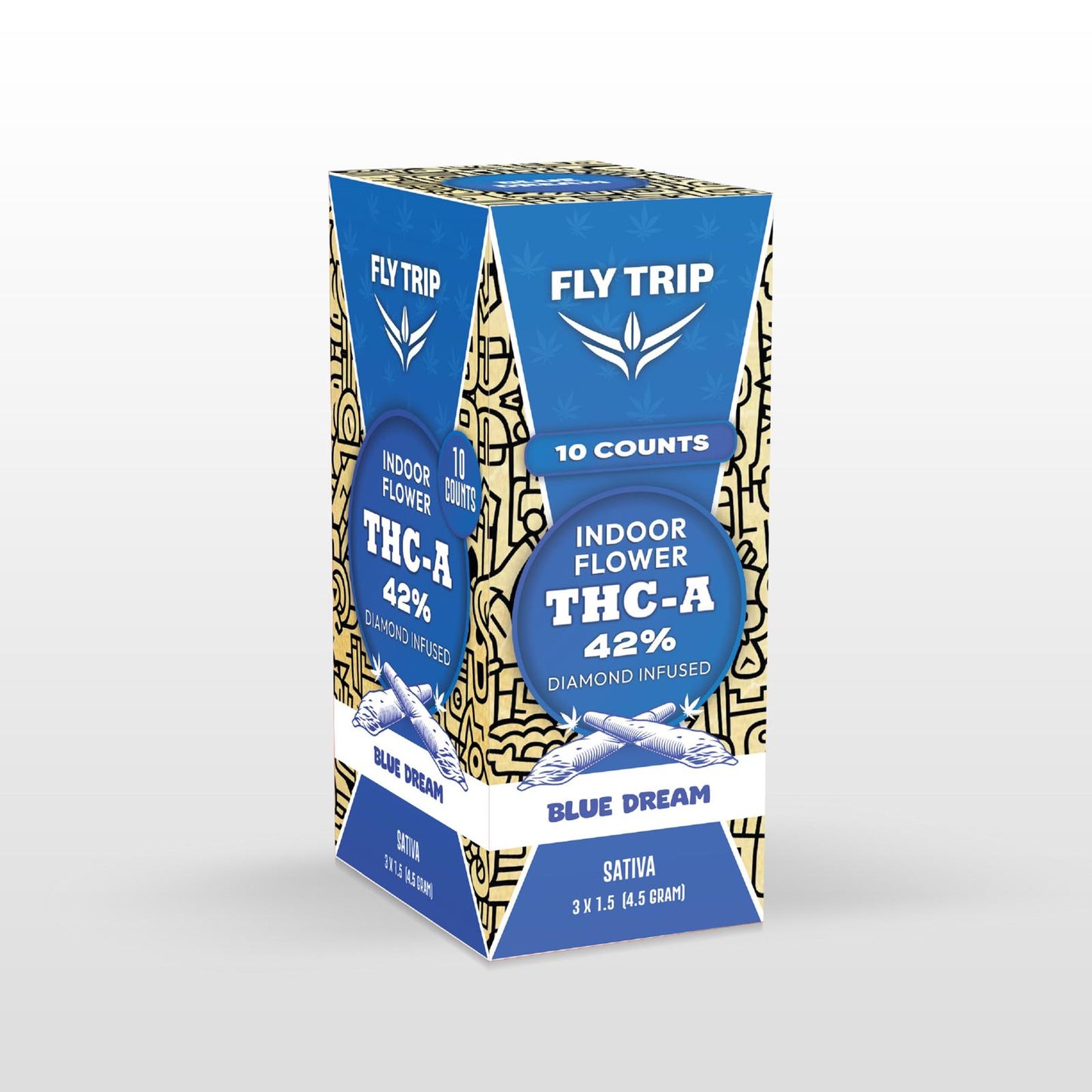 FLy Trip Premium THCA Pre-Rolls – 3 Pack