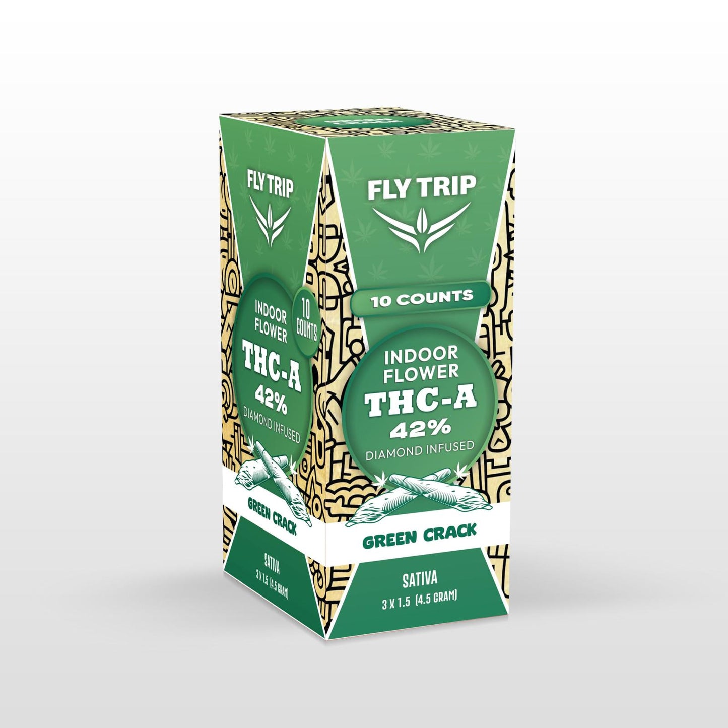 FLy Trip Premium THCA Pre-Rolls – 3 Pack