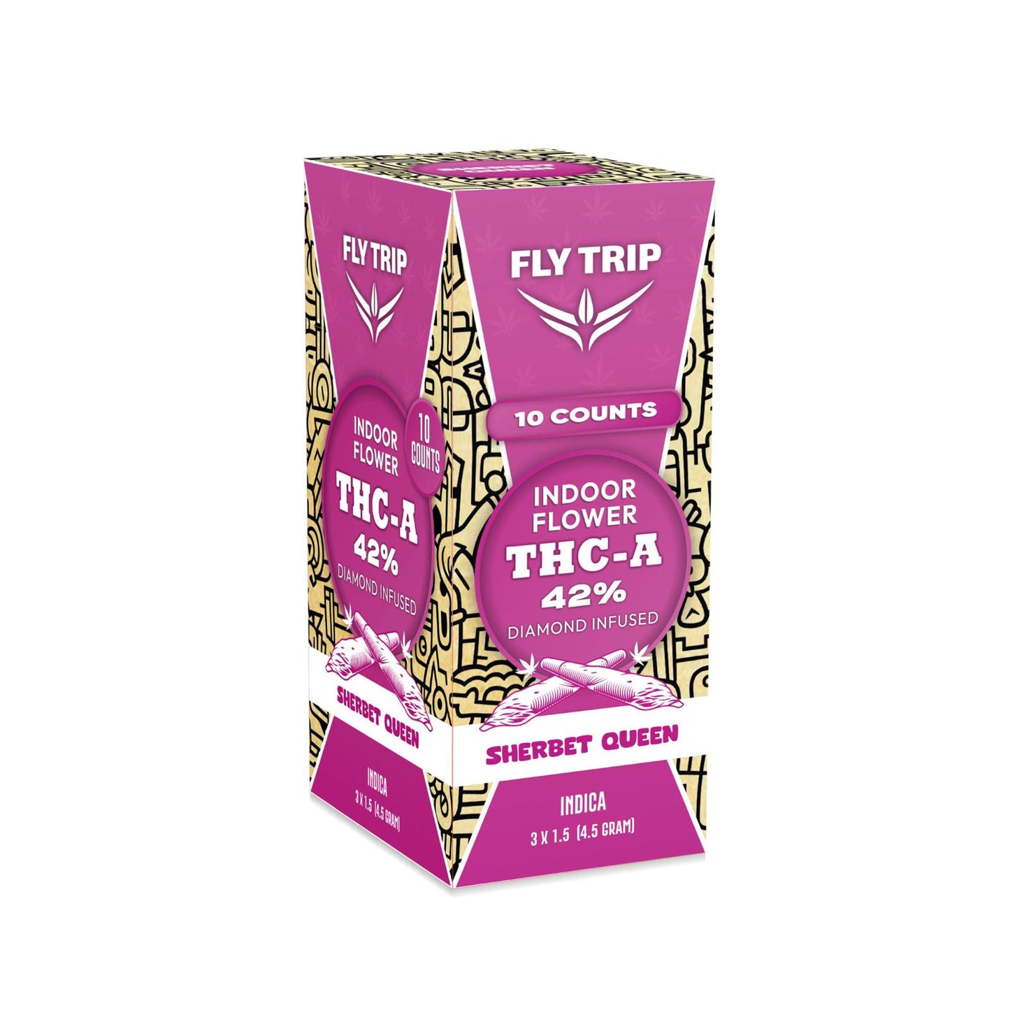 FLy Trip Premium THCA Pre-Rolls – 3 Pack