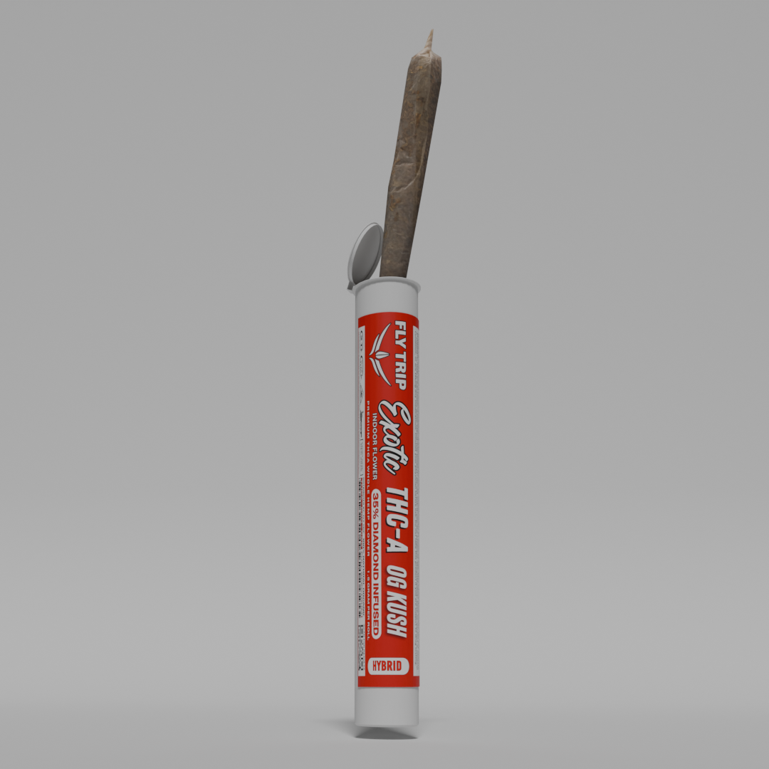 FLy Trip Premium THCA Pre-Rolls – 50 Count Doobies