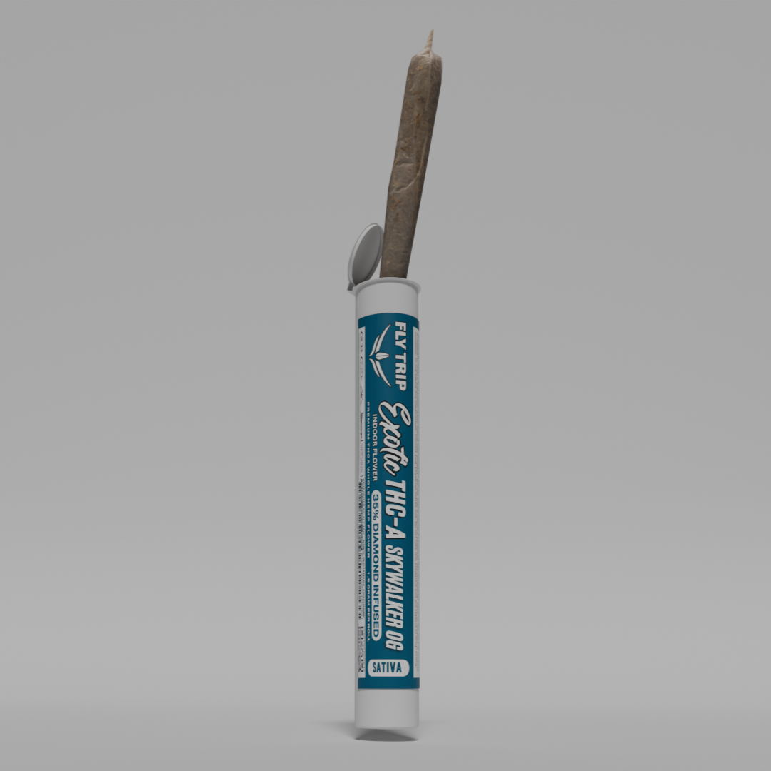 FLy Trip Premium THCA Pre-Rolls – 50 Count Doobies